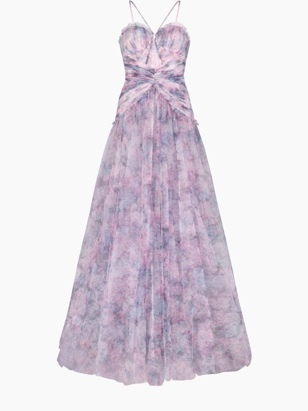 Zac Posen Floral Tulle Gown Size 6